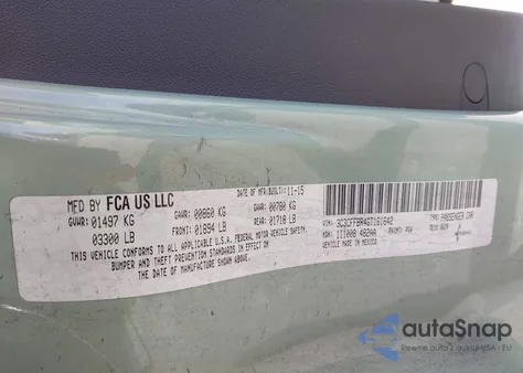 2016 Fiat 500 Sport из США, поврежденный, VIN 3C3CFFBR4GT161642